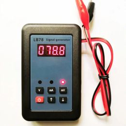 Generador de señal analógico portátil 0-20mA 4-20mA 0-10V mA mV Generador de 0-100mV Simulador de fuente de corriente Calibrador de bucle de 4-20mA 24V LL