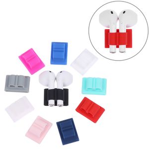 Sangle anti-perte portable en silicone souple, étui de rangement pour écouteurs, étui sur bracelet de montre pour protecteur AirPods DHL FEDEX EMS FREE SHIP