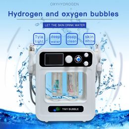 Portable Aqua Hydro Jet Facial Polyester RF Oxygen Machine Blackhead Removal Device Pore Cleaner Skincare Machine