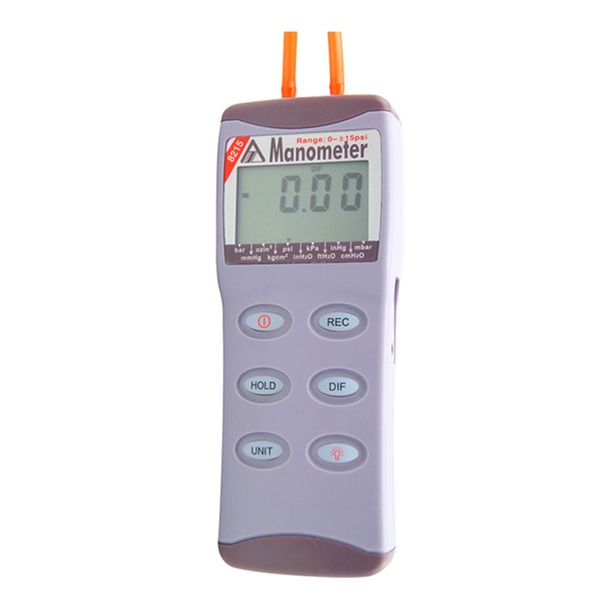 Manomètre numérique portable AZ8215 manomètre différentiel d'air 15 psi