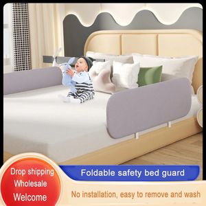 Draagbare babybedleuning Guard Hoogte Verstelbaar Veiligheid Bedschap Kinderwieg Rail Kinderen Bed Beschermingsbarrière 0.8/1,2/1,5 m 231221