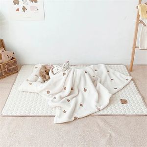 Cambiador de pañales portátil para bebé, alfombrilla impermeable para pañales, ropa de cama para recién nacidos, Sábana de algodón lavable, colchón para niños 240130