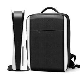Portable Backpack geschikt voor PS5 Game Console opbergzak Schokbestendig waterdichte bescherming Schoudertas Host PS5 Accessoires 240429