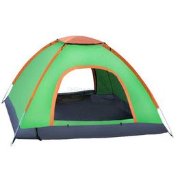 Draagbare Backpacking Tent 2-3 Persoons Aluminium Paal Lichtgewicht Outdoor camping Tenten Dubbellaags Draagbare Luifel Schuilplaatsen voor Wandelen Reizen