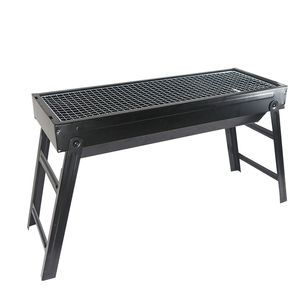 Le barbecue portatif place l'équipement portatif se pliant extérieur de gril de charbon de bois pour camper le four de carbone d'acier inoxydable 3.2x9.5x23.6inch A12