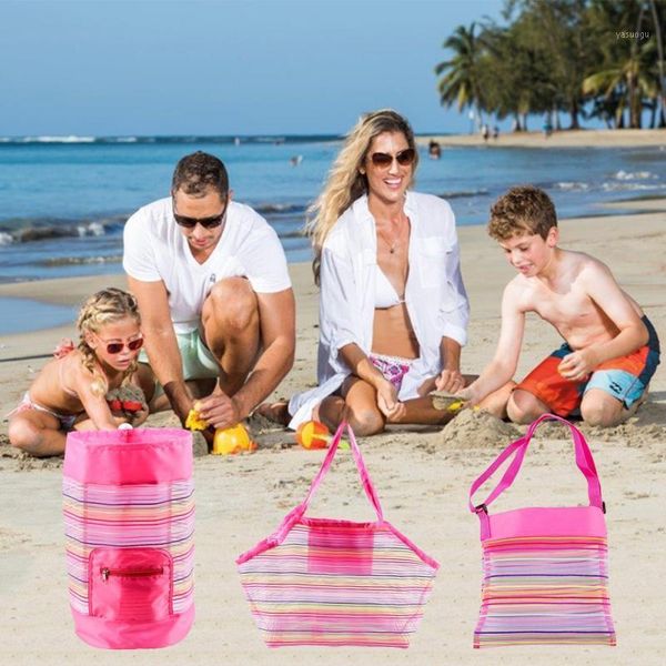 Sac de plage portable nageur pliable natation pour enfants jouet paniers de rangement rapides