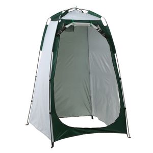 Tente de toilette de douche de plage portable Tente de soleil abri de pluie abri de confidentialité Tente de refuge avec fenêtre pour la salle de bain de camping extérieur 240417