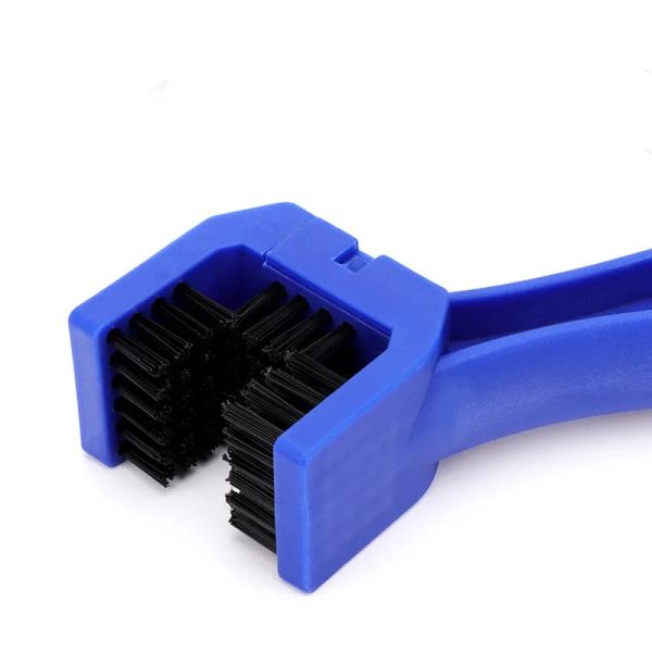 Nettoyage de la chaîne de vélos portable Nettoyant moto de la chaîne de vélos de route Nettoyage Brosse de cyclisme Brosse de nettoyage de la chaîne de cyclisme pour la trousse d'outils d'entretien