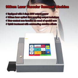 Livraison gratuite portable Enlèvement des Vaisseaux Sanguins 980nm Diode Laser Enlèvement Vasculaire Machine CE approuvé beauté usage domestique