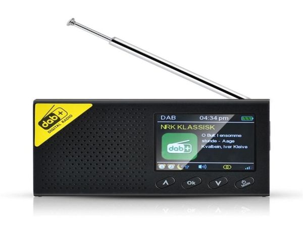 Radio Digital Bluetooth portátil Dabdab y FM recargable recargable 2106256285519