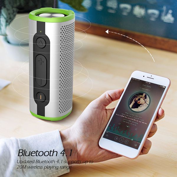 Haut-parleur Bluetooth Portable, étanche, sans fil, son de basse, stéréo Surround, caisson de basses, mains libres, AUX, lecture de musique MP3