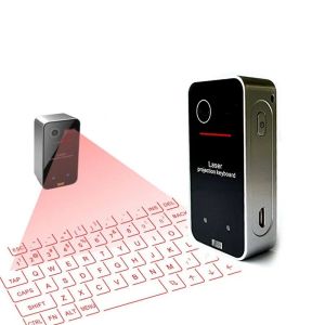 Portable Bluetooth Virtual Laser Keyboard draadloos projector toetsenbord met muisfunctie voor iPhone Tablet Computer telefoon