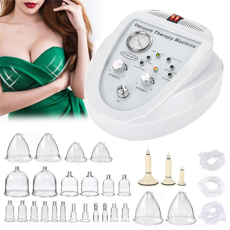 Portable Bil Bil Tifting Breast Augmentation Machine 24 Cups Massage Milk Lifting Vacuum Bil Bil Mentation Machine