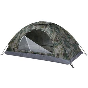 Draagbare kampeerwandelende visserstent Klimmen Outdoor Ultralight Tent Single Layer Anti-UV Coating UPF 30 Outdoor Equipment 240422