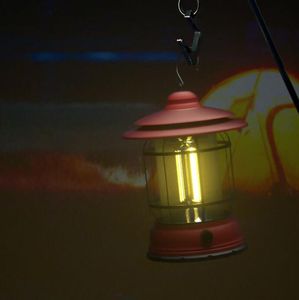draagbare camping lantaarn vintage dimable lantaarns USB opladerbare campinglampen lichten buiten noodhulp zaklamp toorts