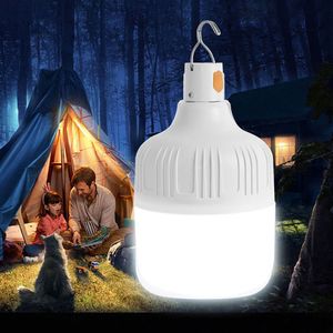 Lampes de Camping portables lampe Rechargeable lanterne de lumière LED ampoule de secours haute puissance tentes éclairage lampe de poche équipement ampoule