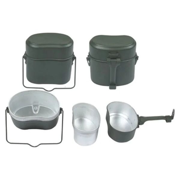 Kits de désordre de Camping portables 3 en 1, batterie de cuisine, ensemble de cuisine, Kit militaire de randonnée, boîtes à déjeuner militaires 240306