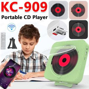 Lecteur multimédia CD Portable mural, compatible Bluetooth, lecteur de musique CD 5.1, affichage LED, télécommande sans fil infrarouge 240119