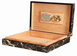 Boîtier en bois de cèdre portable Boîte de rangement en bois avec humidificateur Humidificateur Hydrating Device Accessoires12858186