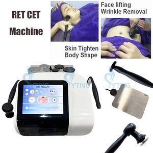 Draagbare CET Therapie Machine 2 Handvatten RET RF Tecar Radiofrequentie Face Lift Anti Rimpel Fysiotherapie Pijn Behandeling