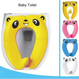 Portable Enfants Pliant Potty Seat enfant en bas âge Bébé Toilette Formation Siège Enfants Urinoir Coussin Pour Enfants Pot Chaise Pad Tapis LJ201110