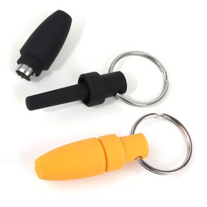 Accessoires de cigarette de couteau de cigare d'acier inoxydable de porte-clés de perforateur portatif de cigare