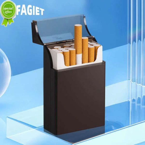 Étui à Cigarettes Portable en plastique Transparent, boîte à cigarettes, conteneur de stockage de Cigarettes, porte-tabac, outils pour fumer, 20 pièces