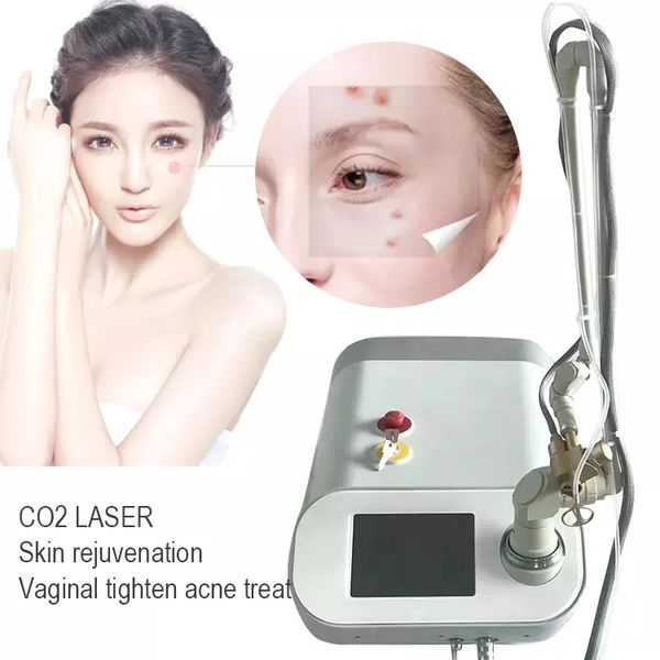 Portable CO2 Fractional Cutting Laser Machine Skin Renewing Rides Scar Removal Acne Treatment Device Serrer Vagin Face Lifting 10600 nm Laser Equipment