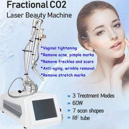 RF Skin Trachering Machine CO2 Fractionele laser Verwijder Wrinkle Frecles Shrink Poriën CO2 Laser Vaginale aanscherping Strethals Verwijderen Spa -apparatuur