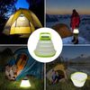 Lanterne de Camping solaire Portable USB Rechargeable lampe de poche LED pliable 500mAh Mini urgence pour l'escalade en plein air