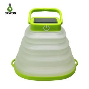 Lanterne de Camping solaire Portable USB Rechargeable lampe de poche LED pliable 500mAh Mini urgence pour l'escalade en plein air