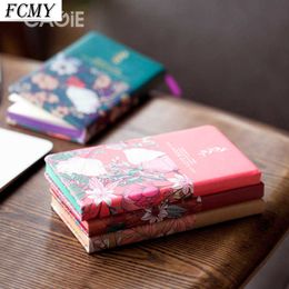 Draagbare kleur a6 pu lederen notebook cover Diary Agenda Planner School Stationery Office Accessories