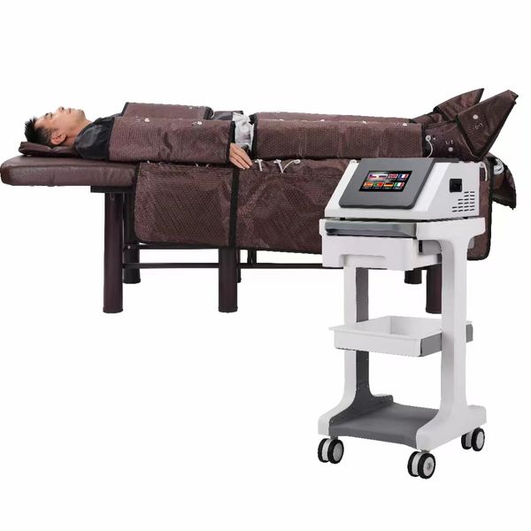 Machine de thérapie par compression Portable, drainage lymphatique, enveloppement corporel des jambes, stimulateur musculaire ems