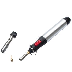 Freeshipping Portable Sans Fil Gaz Fer À Souder Flamme Butane 12 ml Pistolet À Souder Chaleur Torches De Soudage Outil 1300 degrés Équipement De Soudage