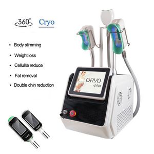 Machine portative de congélation de graisse de cryolipolyse 360 cryothérapie cellulite de genou réduisant le dispositif de perte de poids cryo 3 poignées