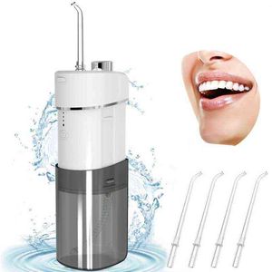 Irrigador de agua dental portátil, cable de carga USB, chorro de agua, chorro de 4 pines, 180 ml, 3 modos, ipx71400 / min 220511