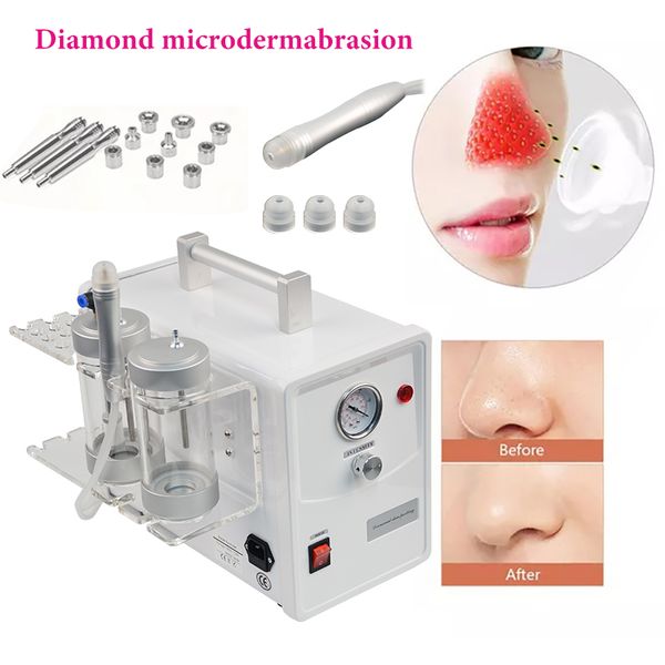 Portable Dermabrasion Microdermabrasion Machine Peeling Anti-âge Rides Skincare Blackhead Remover Exfoliant pour Salon de beauté