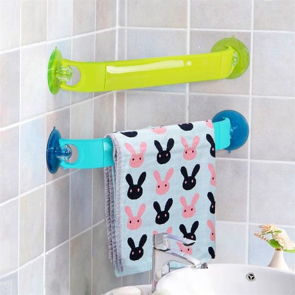 Porte-serviettes rotatif au Design Portable, 3 couleurs, accessoires de salle de bains, ventouse forte, coin de cuisine rack308b