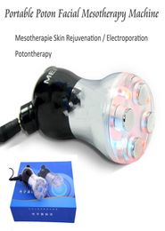 Portable apparaat Pon Lichtpijn Therapie Mesotherapie Mesoporatie Naald LED LICHT MICRO STROOM NO NOUT THERAPIE RF FACIAL6767909