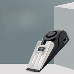 Alarma de parada de puerta portátil Alarma de tapón de la puerta del sistema de seguridad inalámbrico para la puerta para la seguridad del hotel doméstico