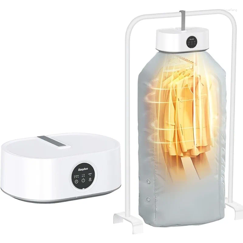 Portable Dryer - Upgraded 20min 2H Quickly Drying Timer Easy To Use Electric For Apartments Travel Dorm RVs