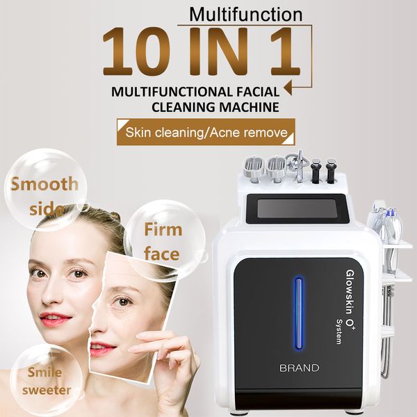 Système de spa pour le visage Hydra Dermabrasion Machine faciale Photon Injecteur d'oxygène léger Microdermabrasion bio polaire Aqua Peel Jet Nettoyage du visage Appareil de santé de beauté