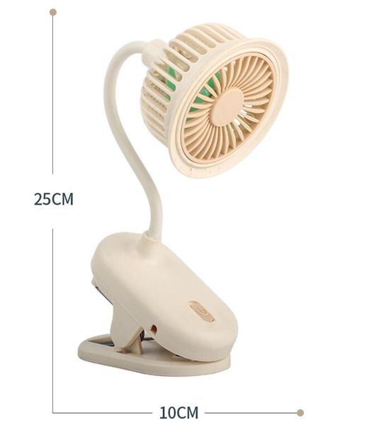 Ventilateur électrique Portable USB Rechargeable sans fil ventilateur à main pince circulateur ventilateur de refroidissement pour camping bureau bureau fête faveur