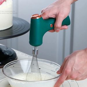 Mélangeur de nourriture électrique Portable mélangeur à main batteur à oeufs automatique crème mousseur de lait cafetière outil de cuisson de gâteau en mousse 240109