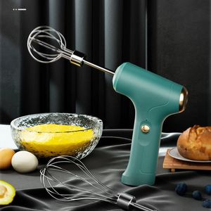 Mélangeur de nourriture électrique portable USB mélangeur à main sans fil 3 vitesses puissant pâte batteur à oeufs cuisson gâteau crème fouet outil de cuisine 240109