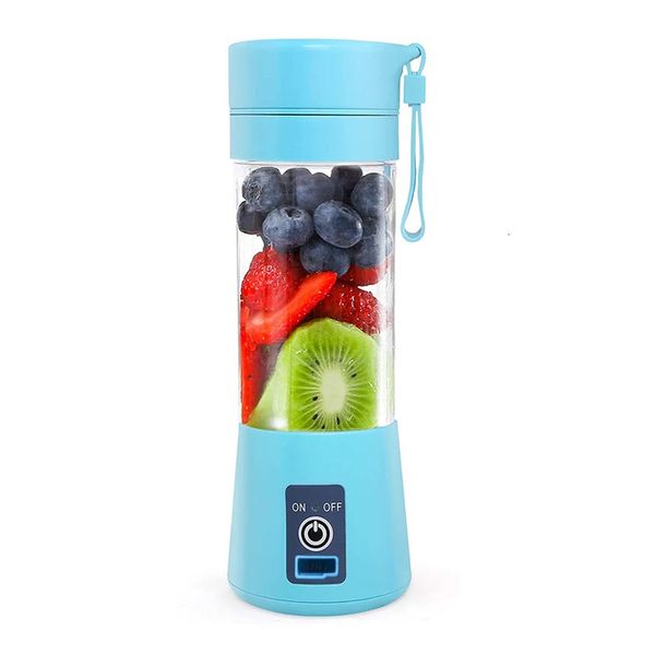 Exprimidor de frutas eléctrico portátil, licuadora de mano, batidora, batidora, recargable por USB, minijugo, mezclador de agua, taza 240118