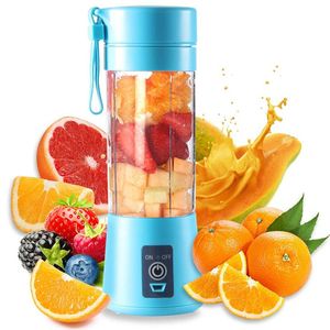 Draagbare elektrische vruchten Juicer Tools Handheld Vegetabile Sap Maker Blender Oplaadbare sap maken Cup Keukengereedschap met USB -oplaadkabel dropshipping