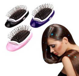 Brosse à cheveux ionique électrique Portable, Ions négatifs, peigne à cheveux, modelage des cheveux, brosse à cheveux 3806981