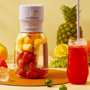 Draagbare Elektrische Juicer 1L Grote Capaciteit Vruchtensap Cup Smoothie Blender 4000mAh Draadloze Fruit Mixers Sinaasappelpers