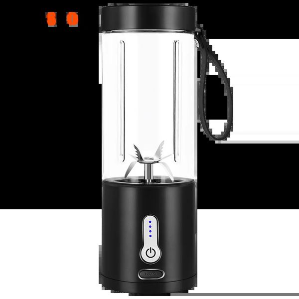 Presse-agrumes électrique portable Smoothie Blender USB Rechargeable Robot culinaire Mélangeur de fruits Machine Mini Juicer Blender Cup 530ML 240118